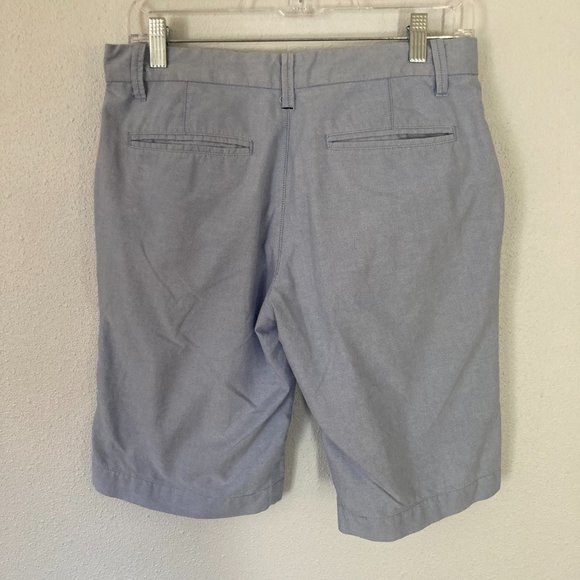 Old Navy Blue Oxford Cloth Shorts - 28 - Picture 3 of 4